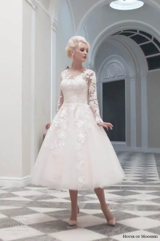 house-of-mooshki-tea-length-wedding-dress-fall-2014-charlotte-long-sleeve-gown