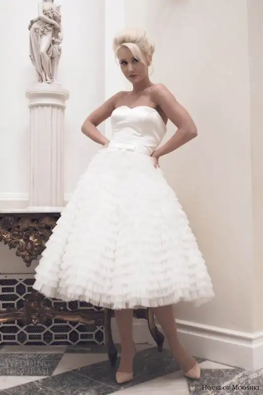house-of-mooshki-wedding-dresses-fall-2014-harriet-strapless-tea-length-gown