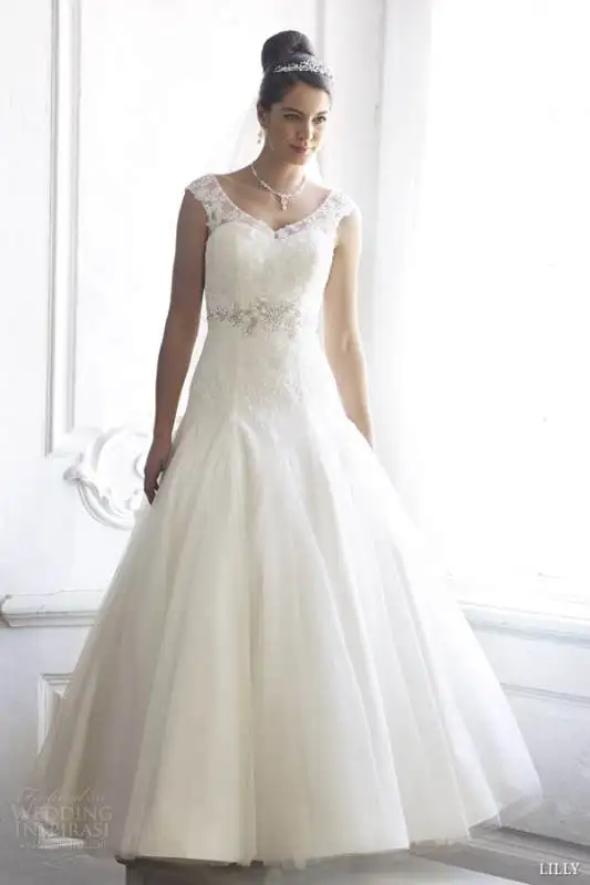 lilly-2014-bridal-illusion-cap-sleeve-wedding-dress-08-3282-cr
