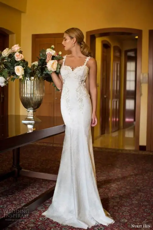 nurit-hen-bridal-2014-wedding-dress-lace-straps-front-view