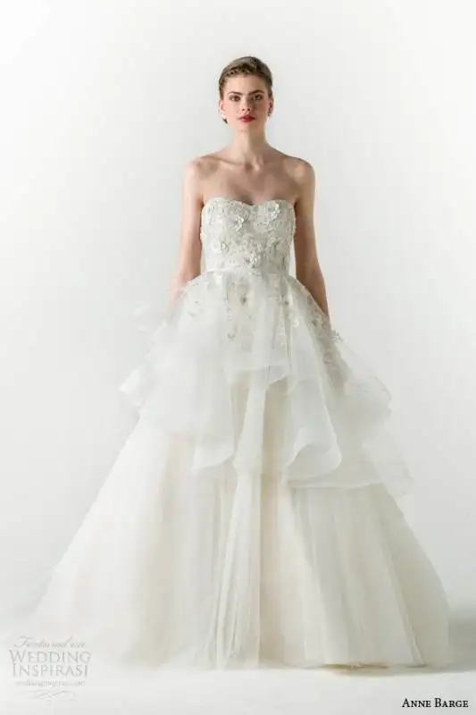 anne-barge-spring-2015-charmed-strapless-ball-gown-wedding-dress-tiered-skirt