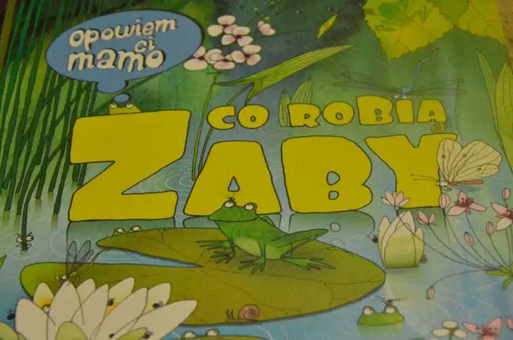 Co robią żaby książka dla dzieci