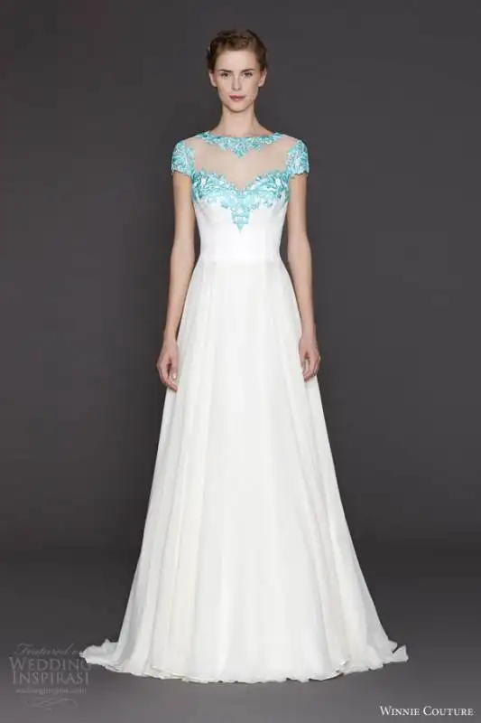 winnie-couture-bridal-fall-2015-emilina-wedding-dress-blue-colored-cap-sleeves