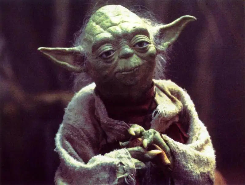 Te słowa powiedział mi Yoda dziś przy kawie.